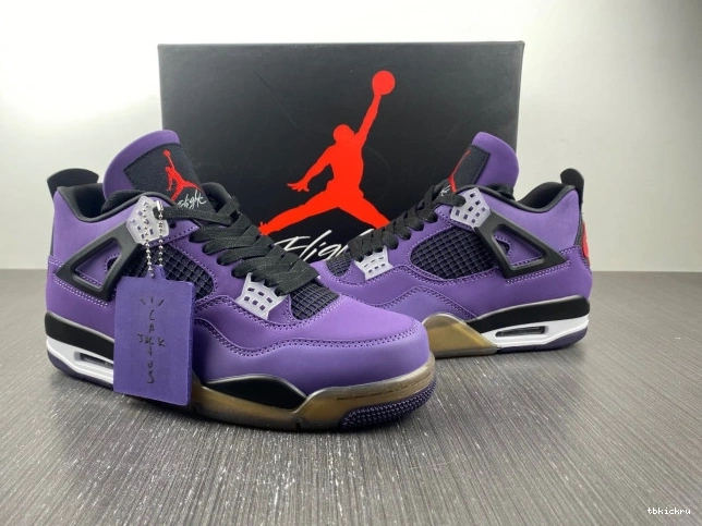 Cheap TBkick Scott LN4 4 and Purple Retro Family) (Friends Jordan 766296 Travis 0802